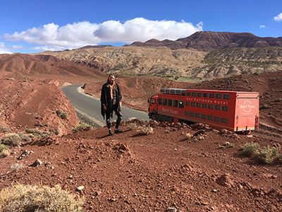 Reisegruppe von Rotel Tours im Atlasgebirge in Marokko