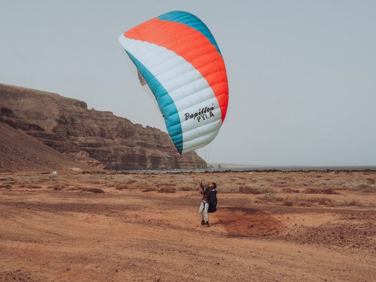 Paragliden Groundhandling Orzola Lanzarote