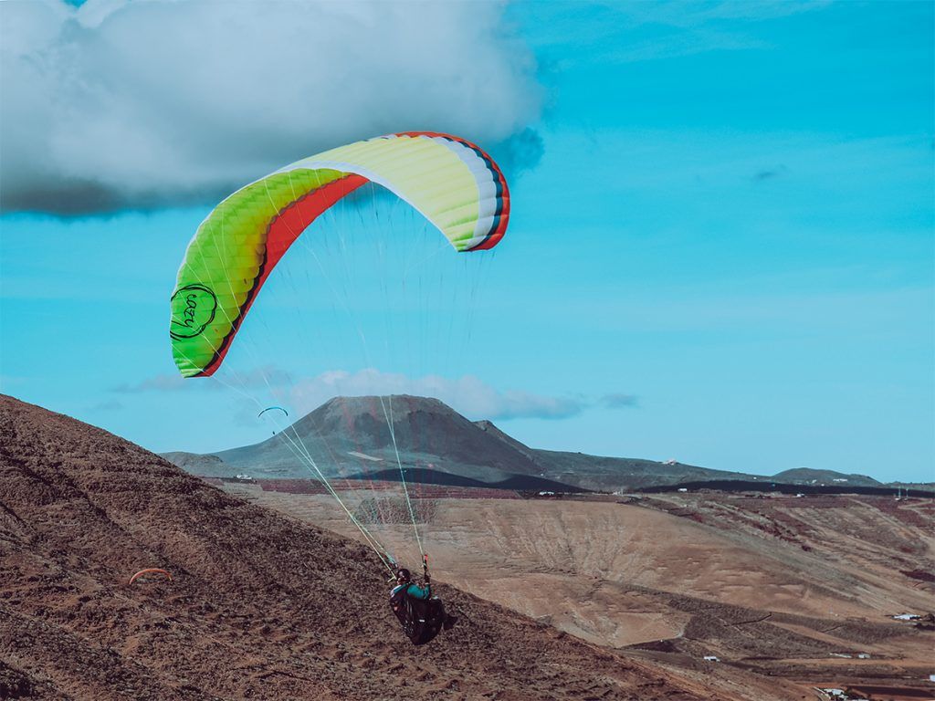 Paragliden Mala Vulkan Lanzarote