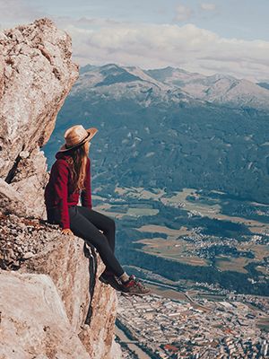 geniale Aussicht Innsbruck Nordkette