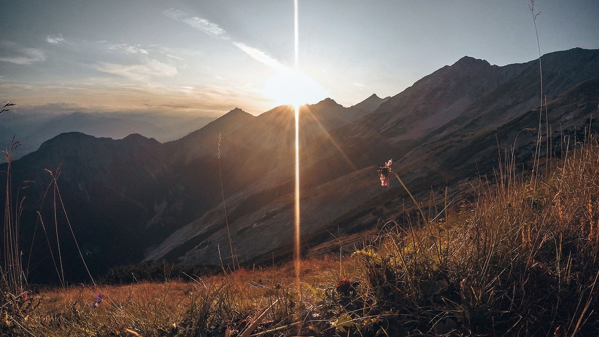 Sonnenaufgang Tirol Salfeiner See