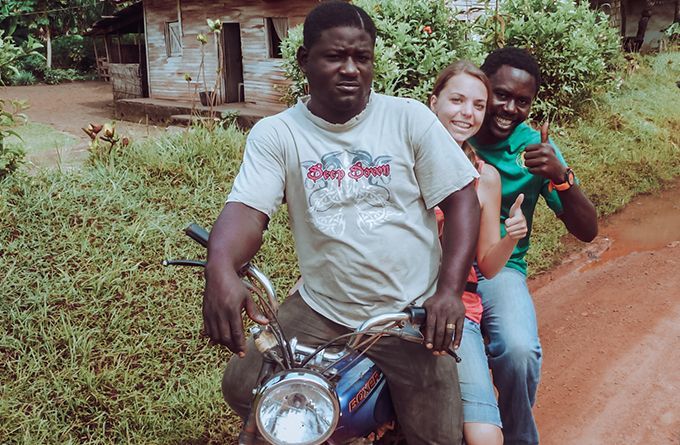 Reisen Kamerun Motorrad