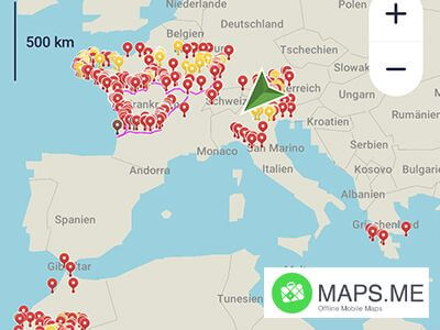 Reise Vorbereitungen beste offline Navigation mit maps.me