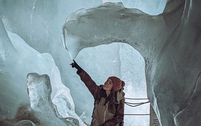 Natureispalast Hintertuxer Gletscher Eishöhle