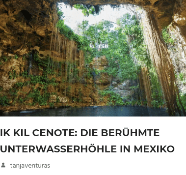 Ik Kil Cenote Mexiko